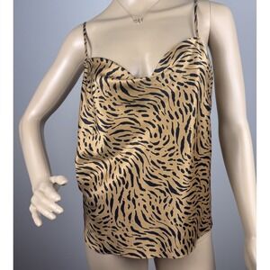 Nine West women's Cowlneck‎ Satin Cami medium